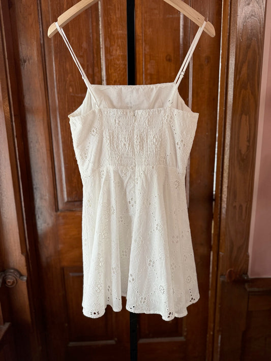 White Eyelet Dress