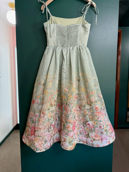 Floral Print Midi Dress