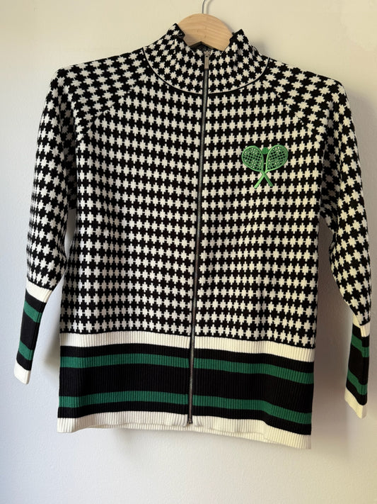Zip Up Tennis Cardigan