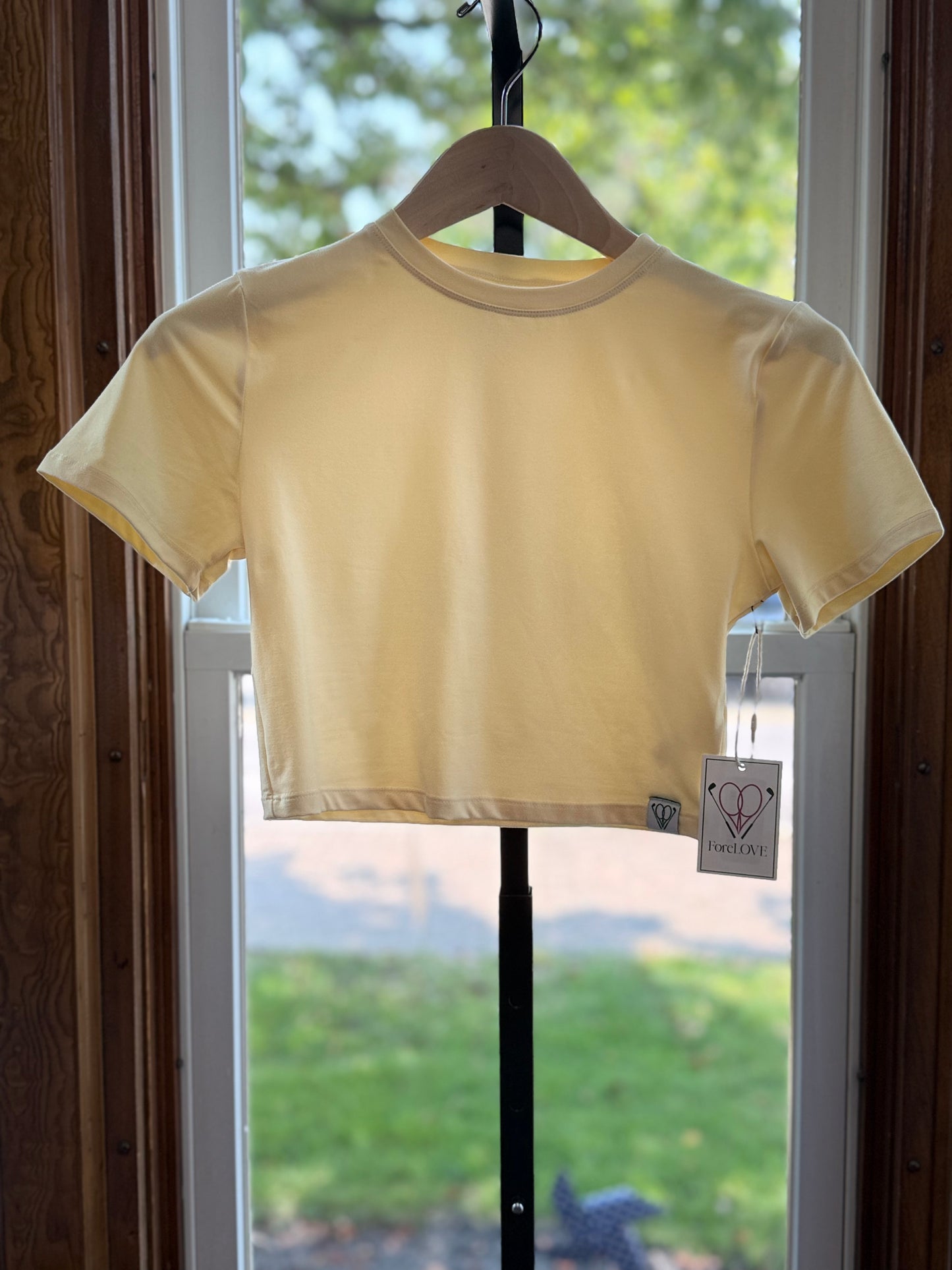 Soft Knit Cropped Tee