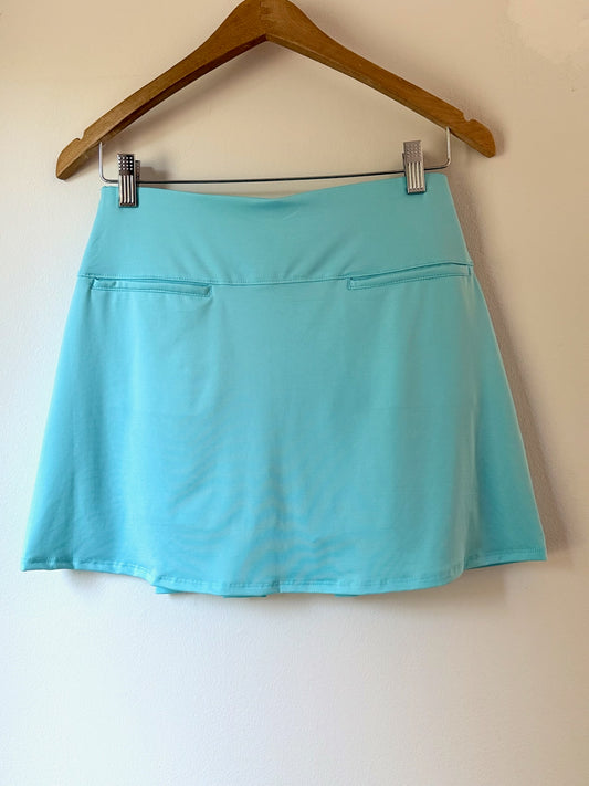 Retro Pleat Wrap Skort