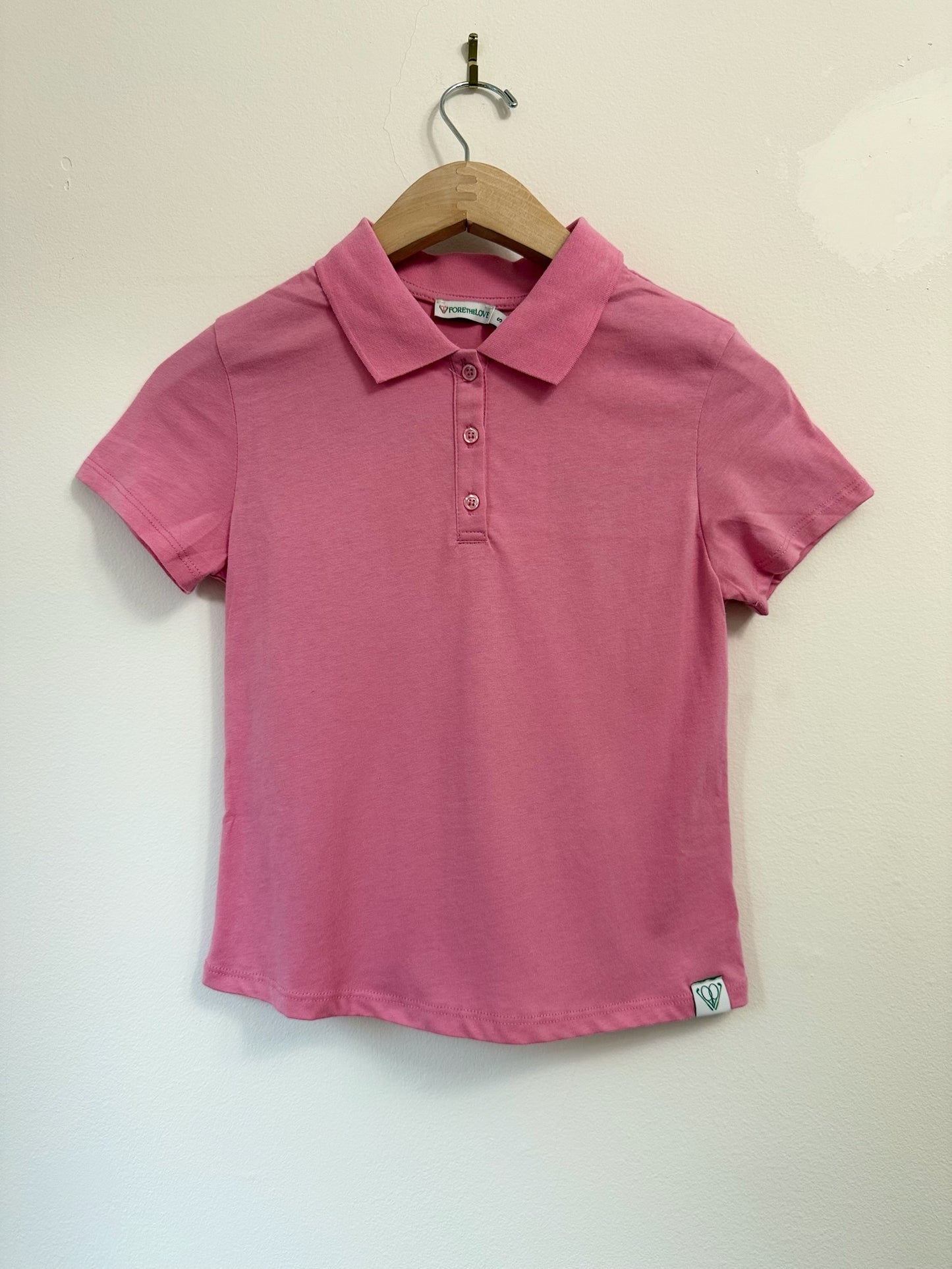 Short Sleeve Cropped Polo