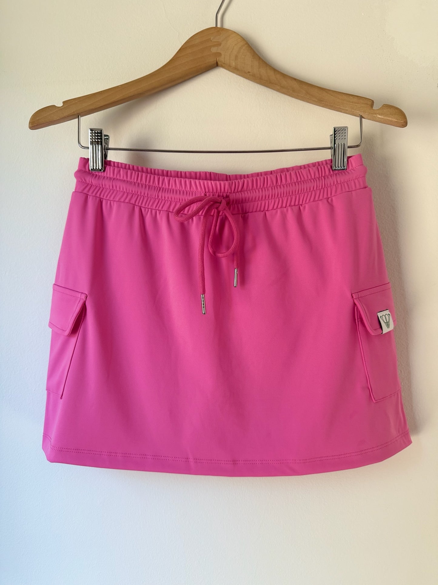 Side Pocket Drawstring Skirt