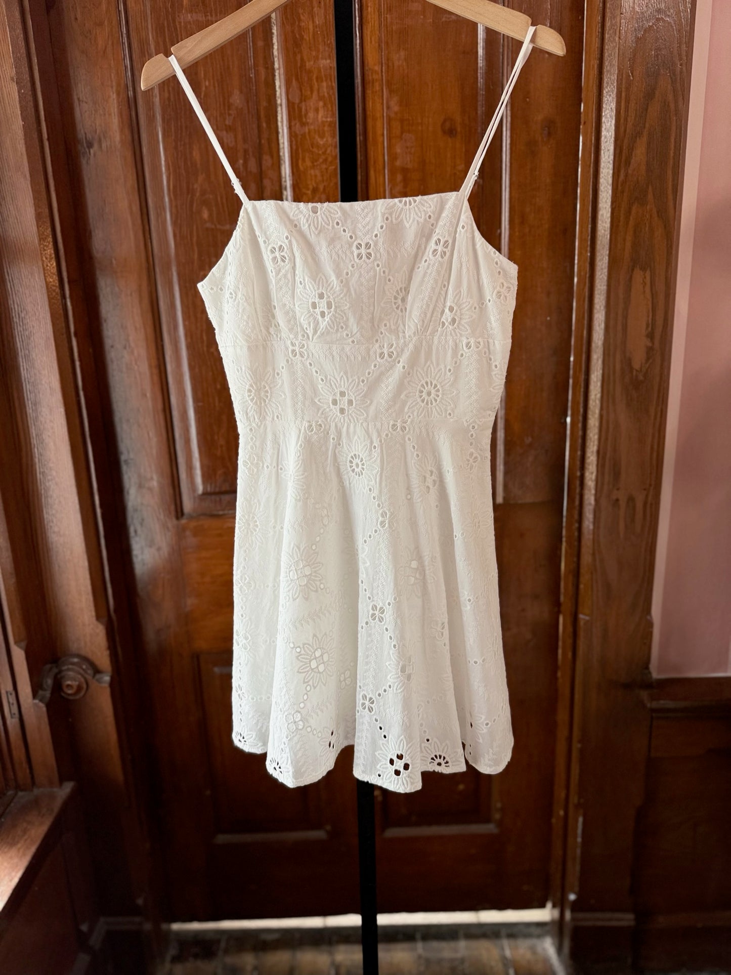 White Eyelet Dress
