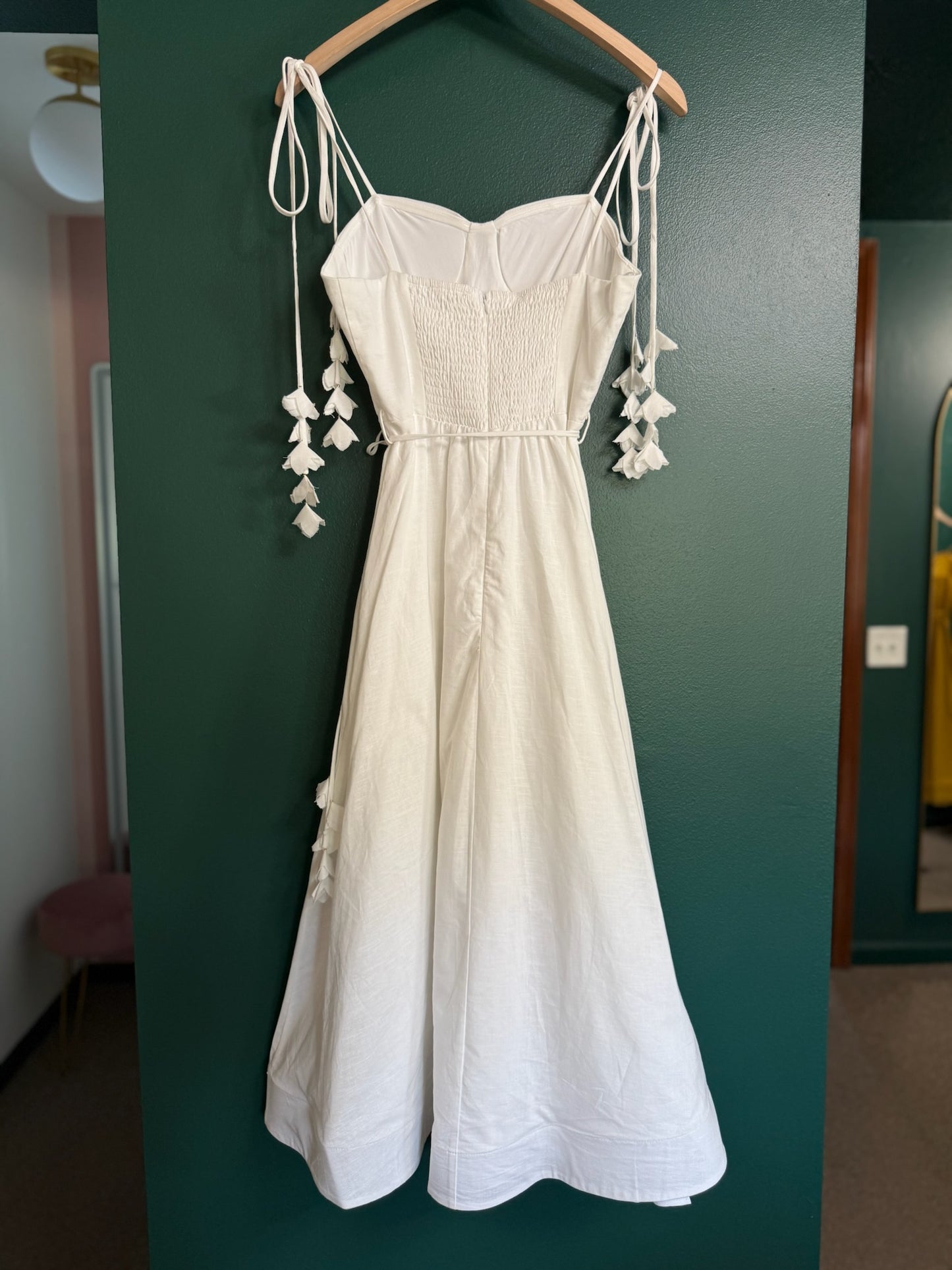 Bustier Shoulder Tie Dress