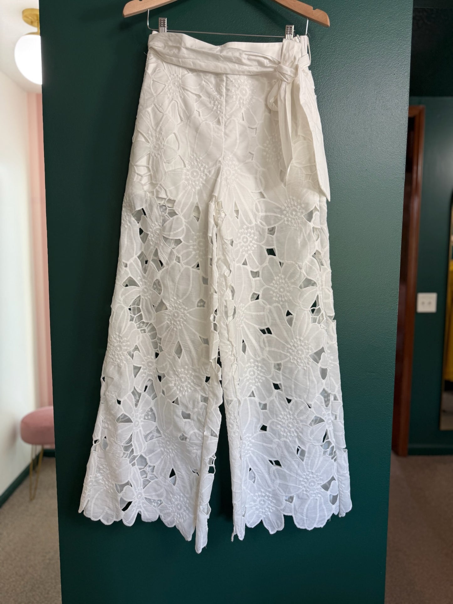 Lace Tie Pants
