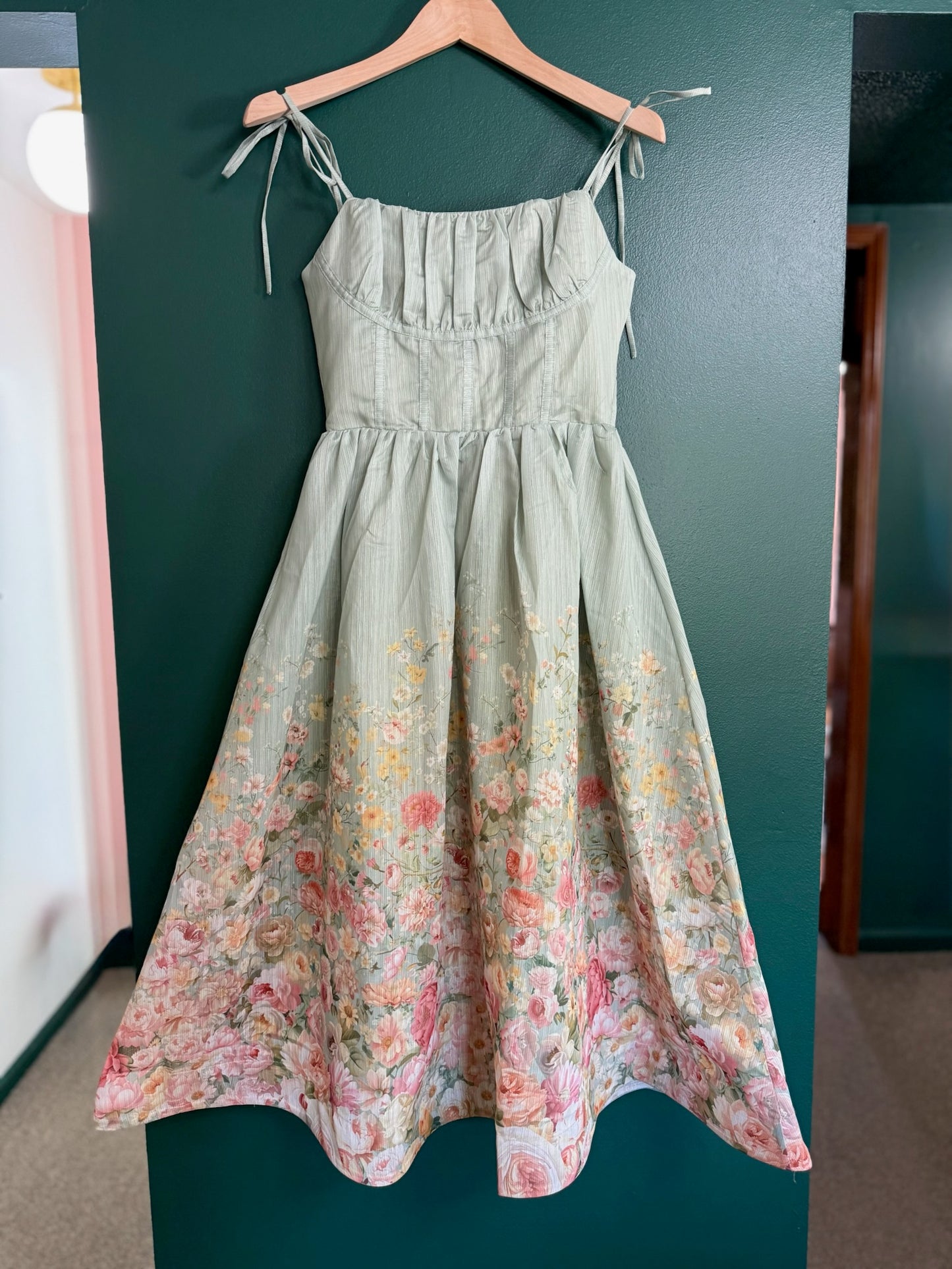 Floral Print Midi Dress