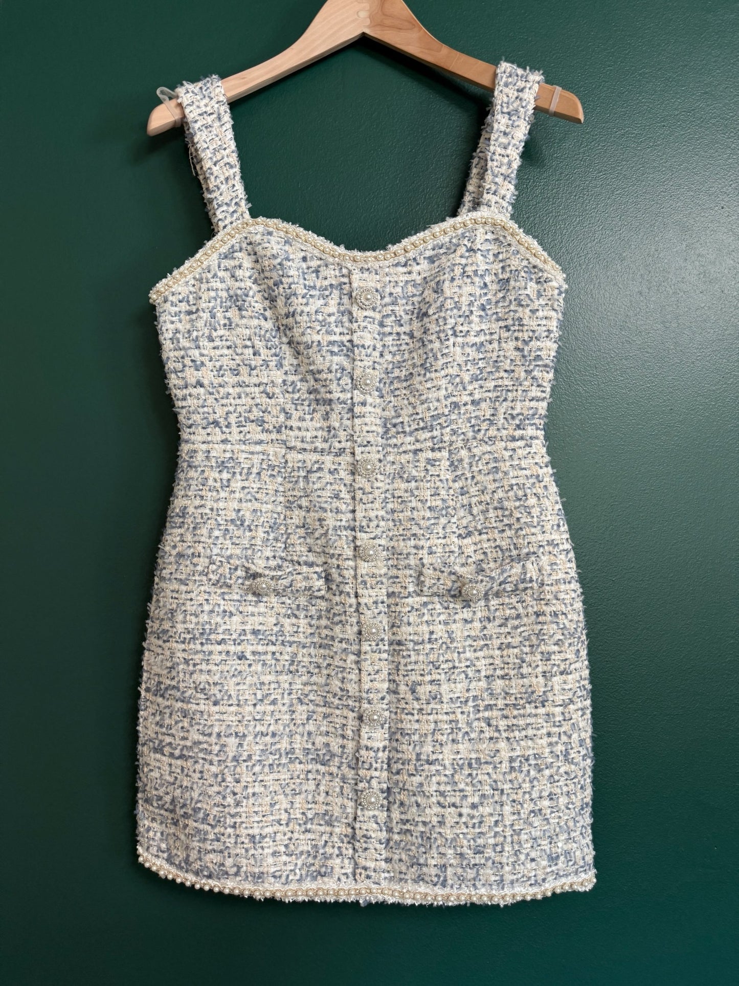 Tweed Pearl Dress