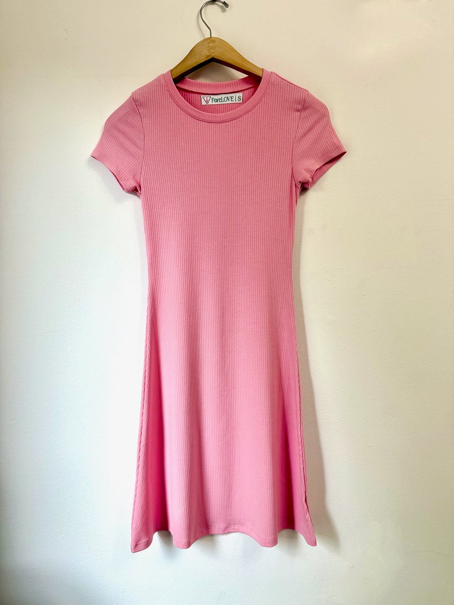A-Line Short Sleeve Dress