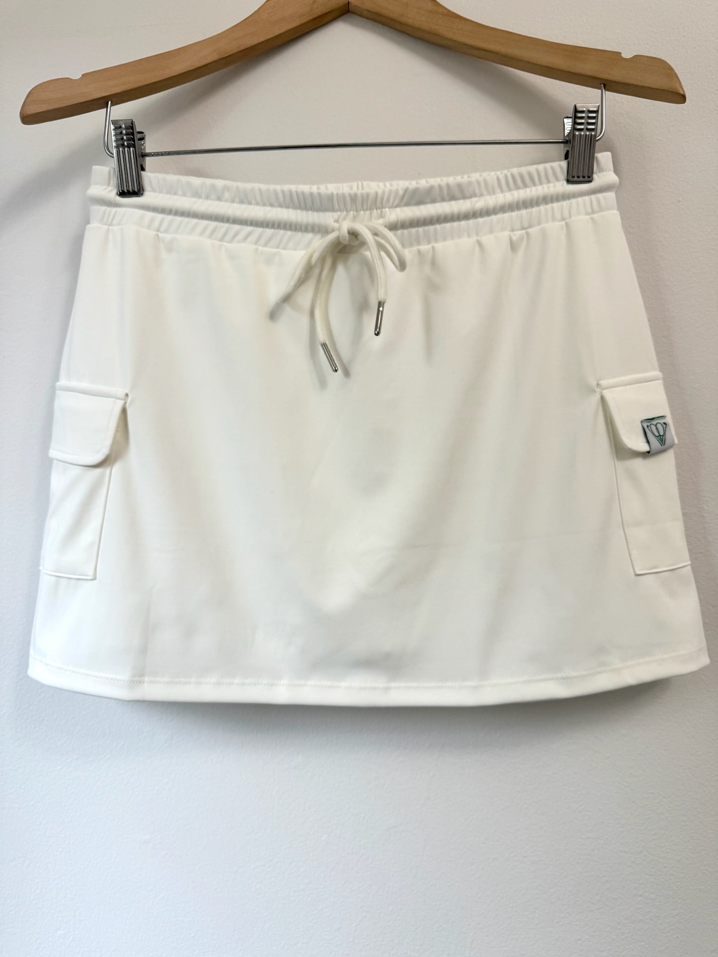 Side Pocket Drawstring Skirt