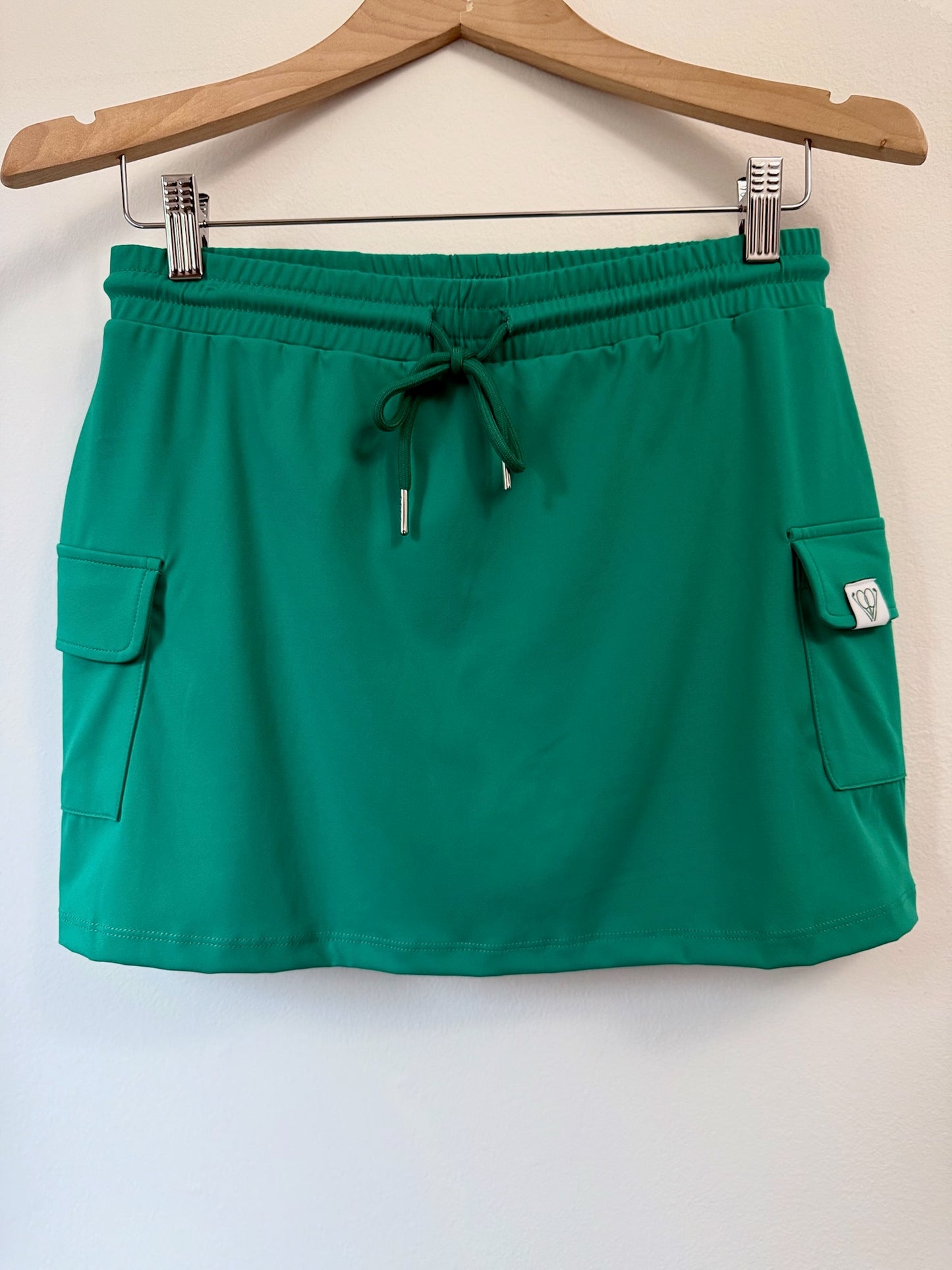 Side Pocket Drawstring Skirt