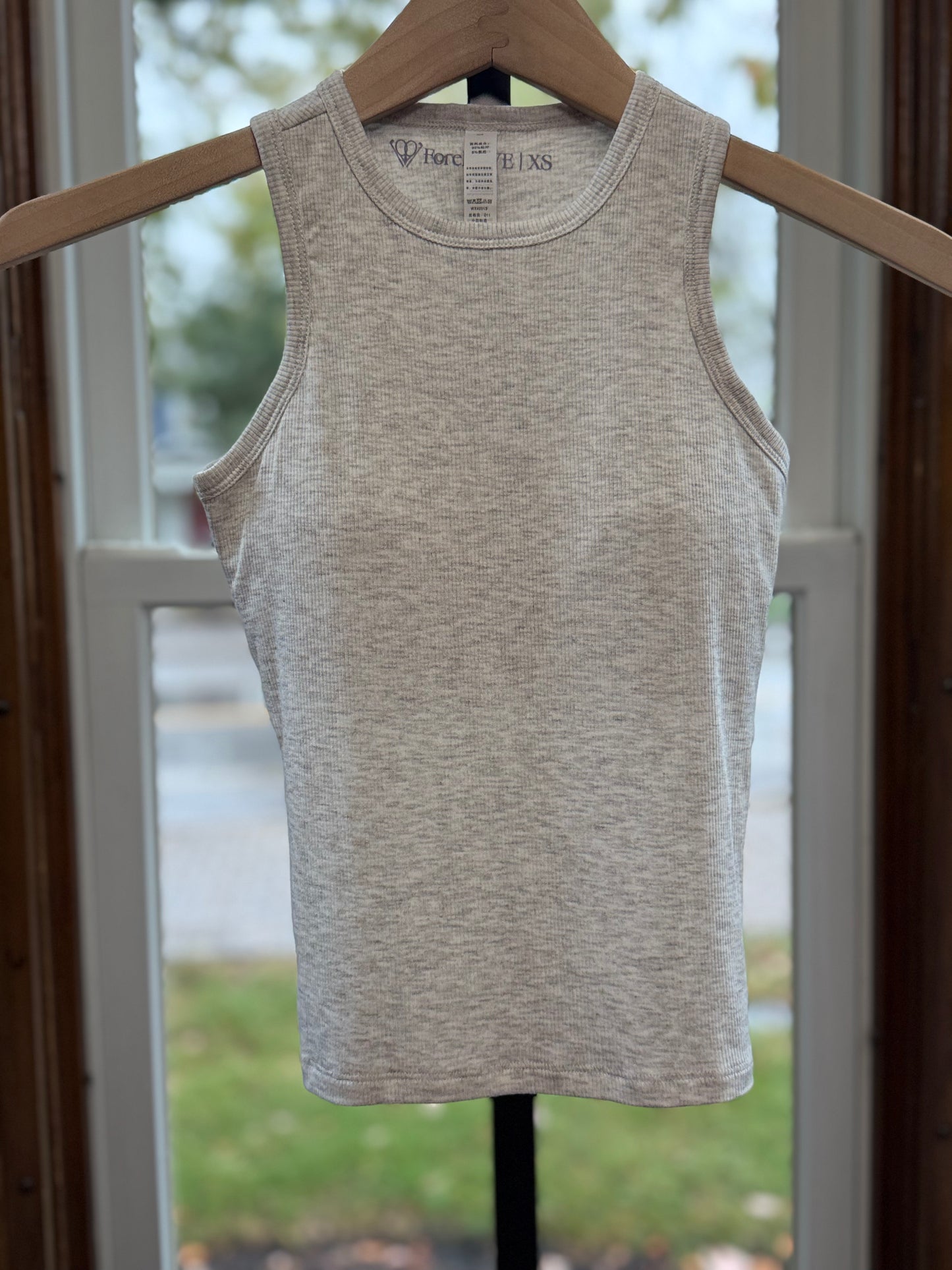 Madeline Ribbed Racer Back