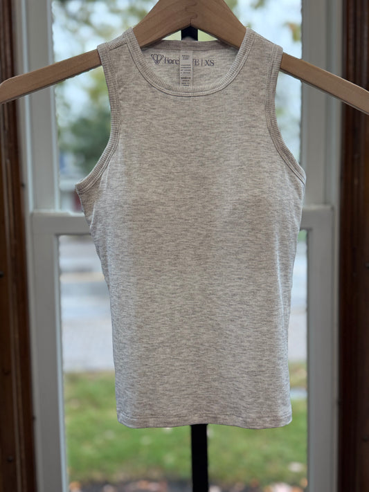 Madeline Ribbed Racer Back